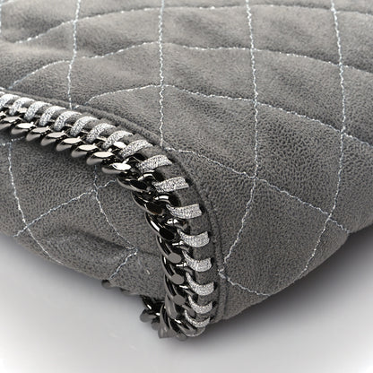Stella McCartney Shaggy Deer Quilted Small Falabella Tote Grey 7 of 8