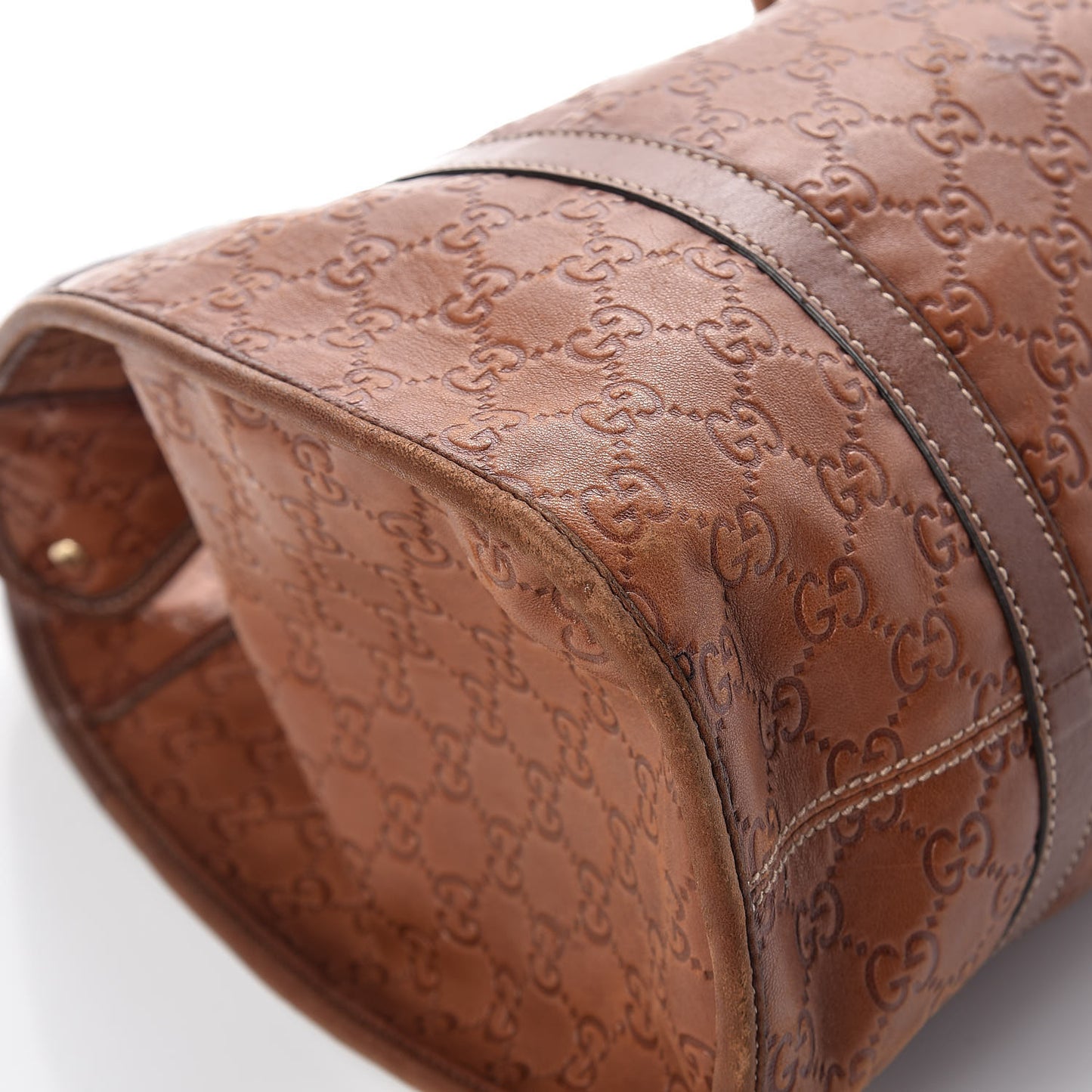 Guccissima Large Joy Shoulder Bag Brown