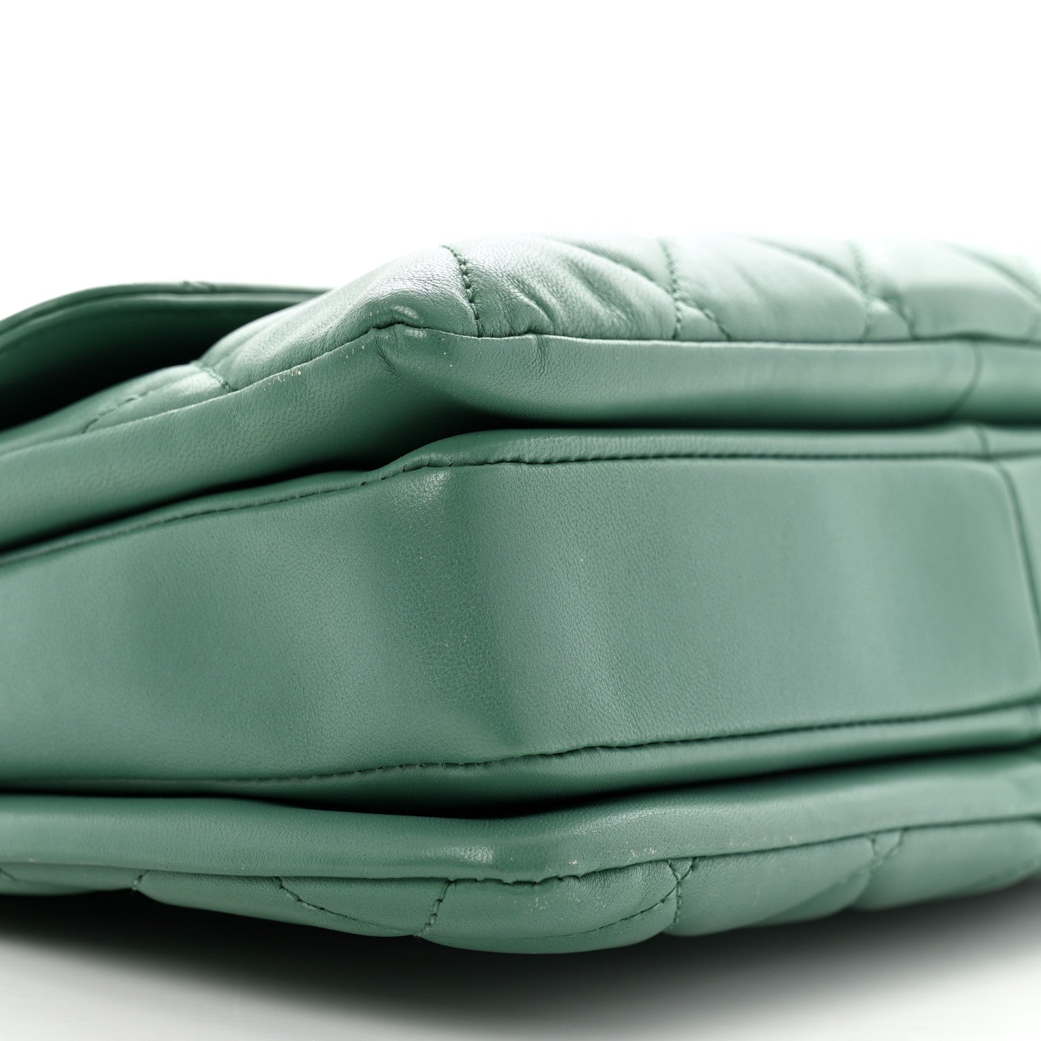 Chanel Lambskin Quilted Small Trendy CC Flap Dual Handle Bag Green 10 of 16