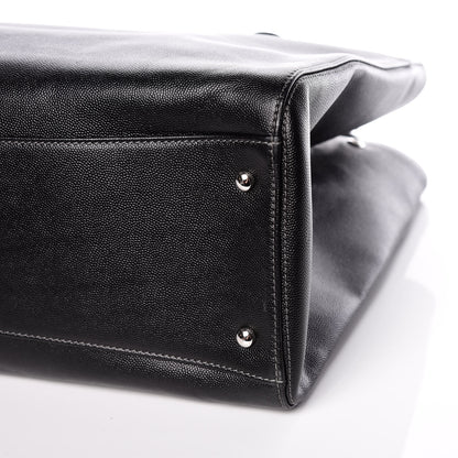 Chanel Caviar Large Cerf Executive Shopper Tote Black 9 of 10