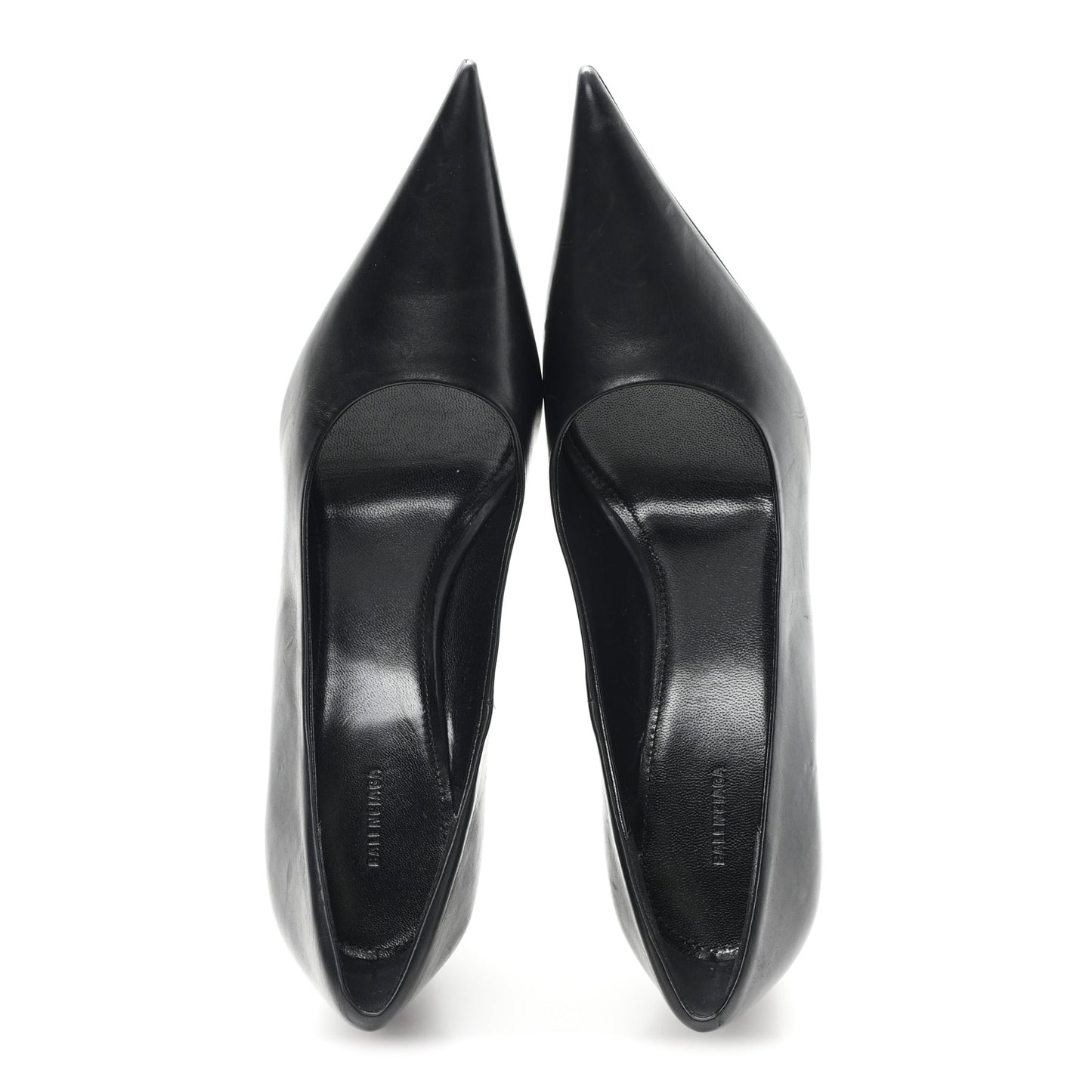 Calfskin Blade Knife Pumps 37 Black