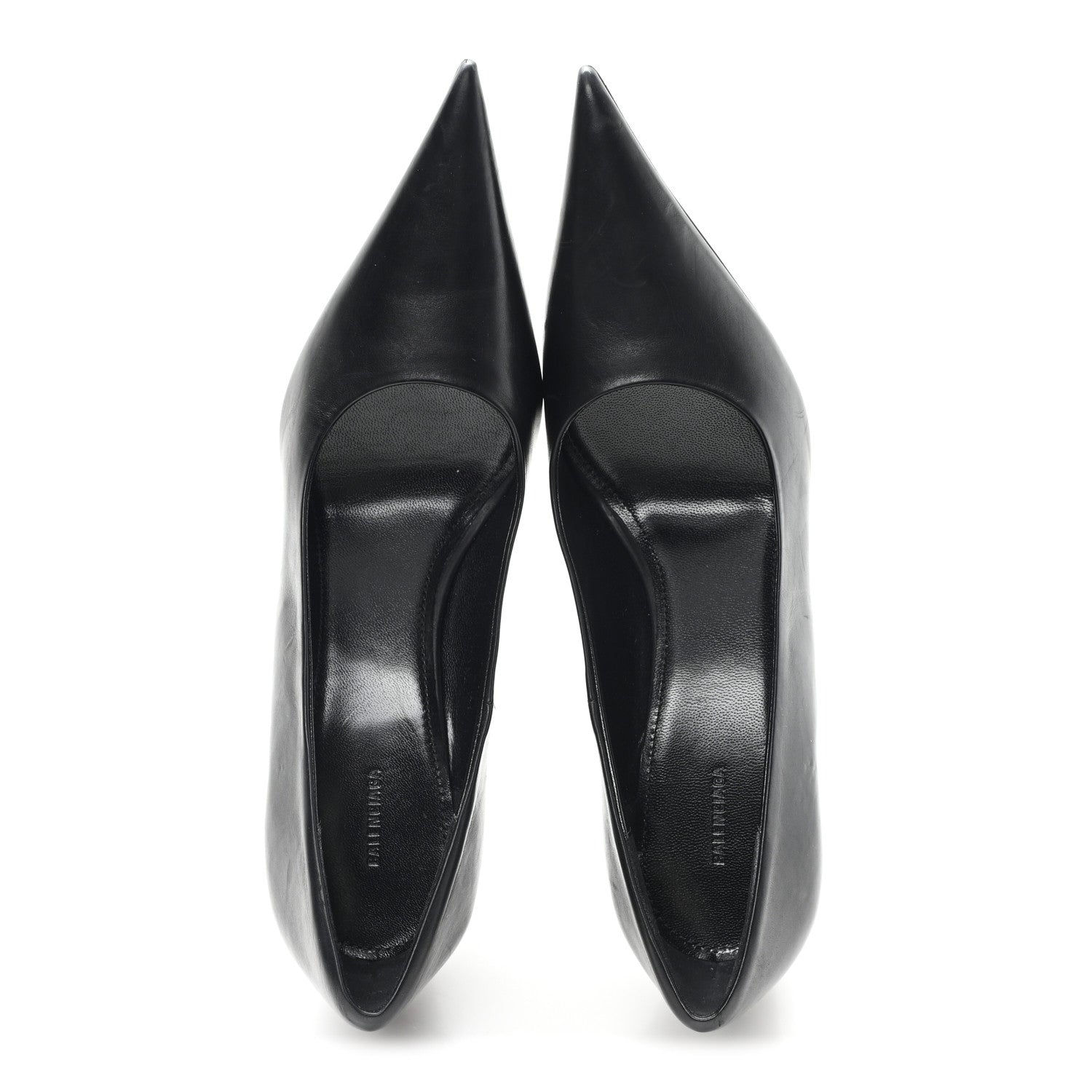 Balenciaga Calfskin Blade Knife Pumps 37 Black 2 of 10