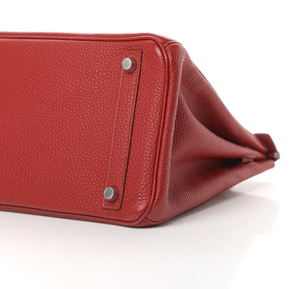 Hermes Togo Birkin 30 Rouge Garance 10 of 14