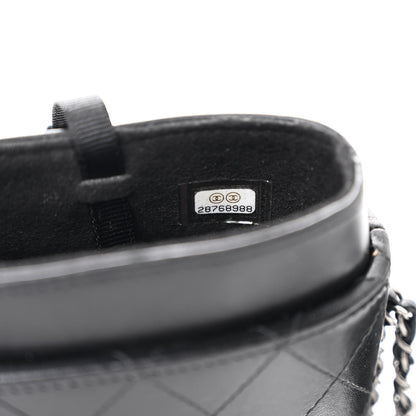 Chanel Lambskin Quilted Chain Around Phone Holder Black 7 of 11