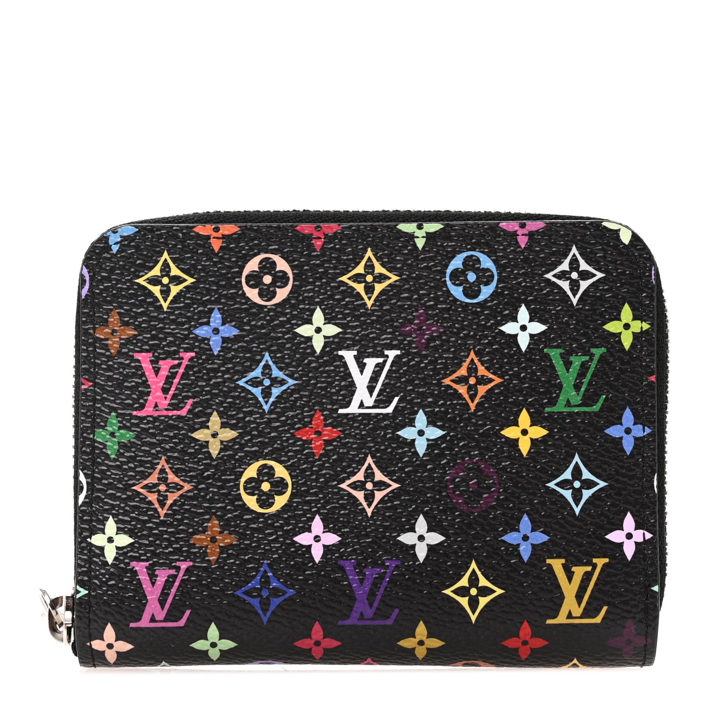 LV x TM Monogram Multicolor Zippy Coin Purse Black