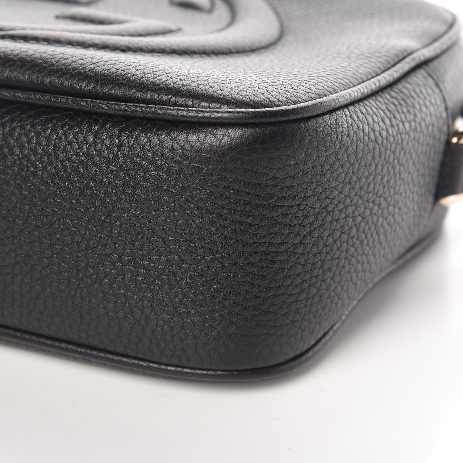 Gucci Pebbled Calfskin Small Soho Disco Bag Black 9 of 10