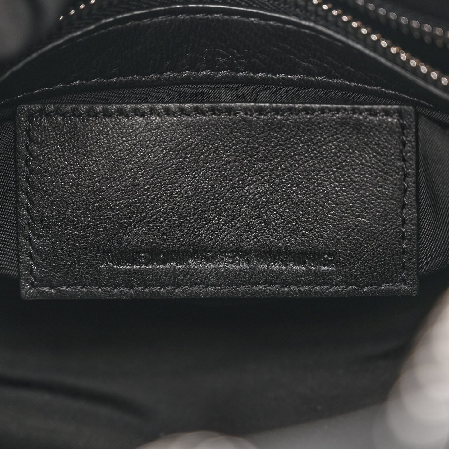 Quilted Rocco Silver Hardware Black