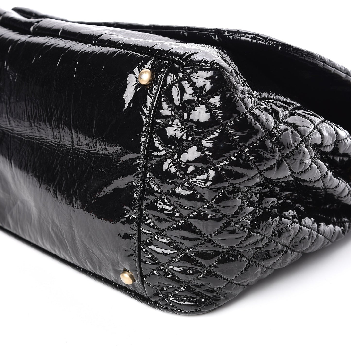 Vinyl XL Rock and Chain Flap Black
