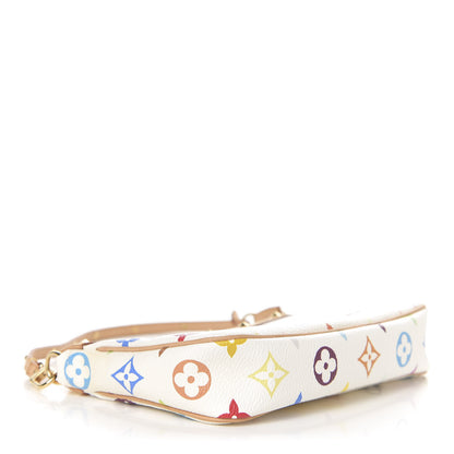 Louis Vuitton Monogram Multicolor Pochette Accessories White 4 of 11