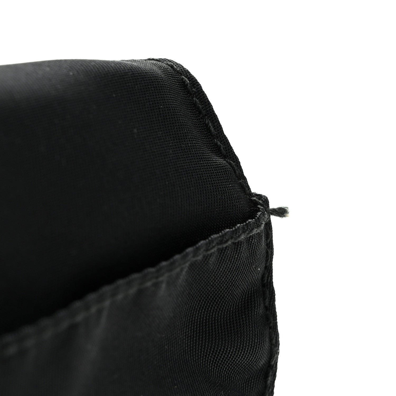 Prada Nylon Mini Flat Messenger Bag Black 10 of 11
