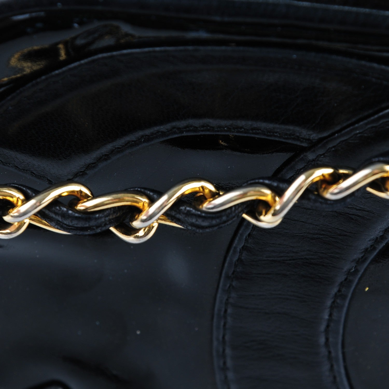 Chanel Patent CC Camera Case Black 9 of 9