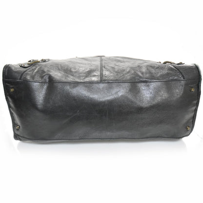 Balenciaga Chevre Weekender Black 4 of 11