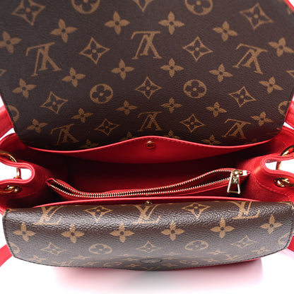 Louis Vuitton Grained Calfskin Monogram Double V Rubis 4 of 5