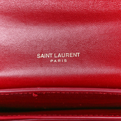 Saint Laurent Snakeskin Small Kaia Satchel Peach Red 6 of 16