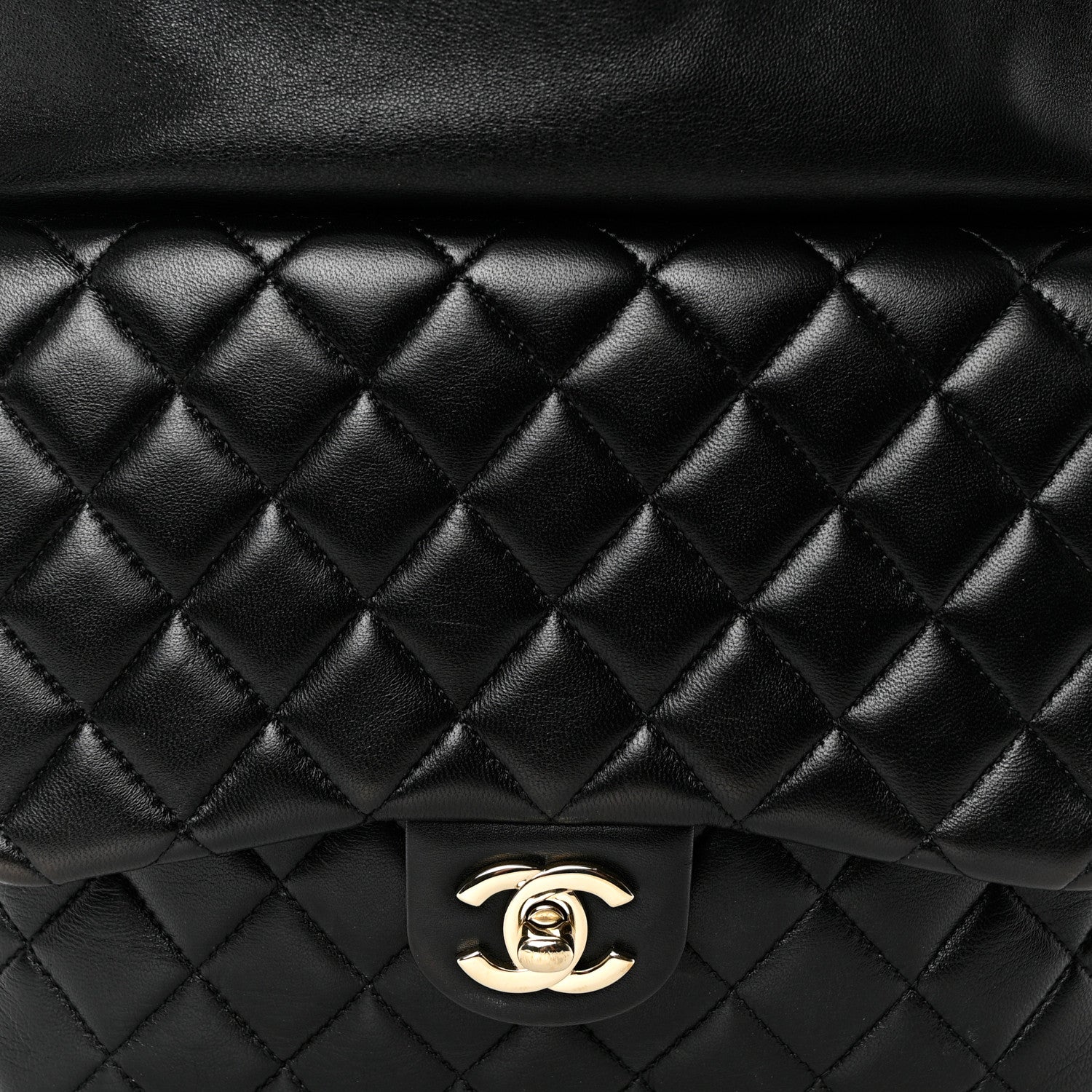 Chanel Lambskin Quilted Large In Seoul Backpack Black 8 of 11