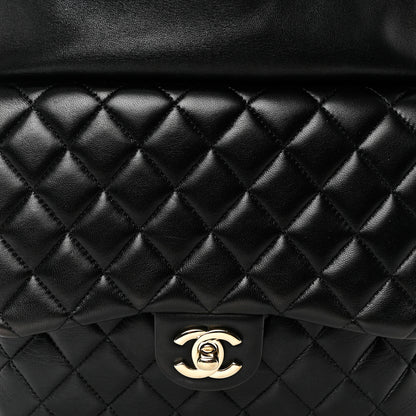 Chanel Lambskin Quilted Large In Seoul Backpack Black 8 of 11