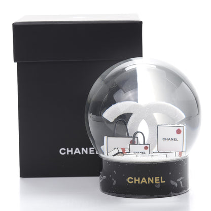 Chanel Glass CC Shopping Bag Snow Globe 6 of 6