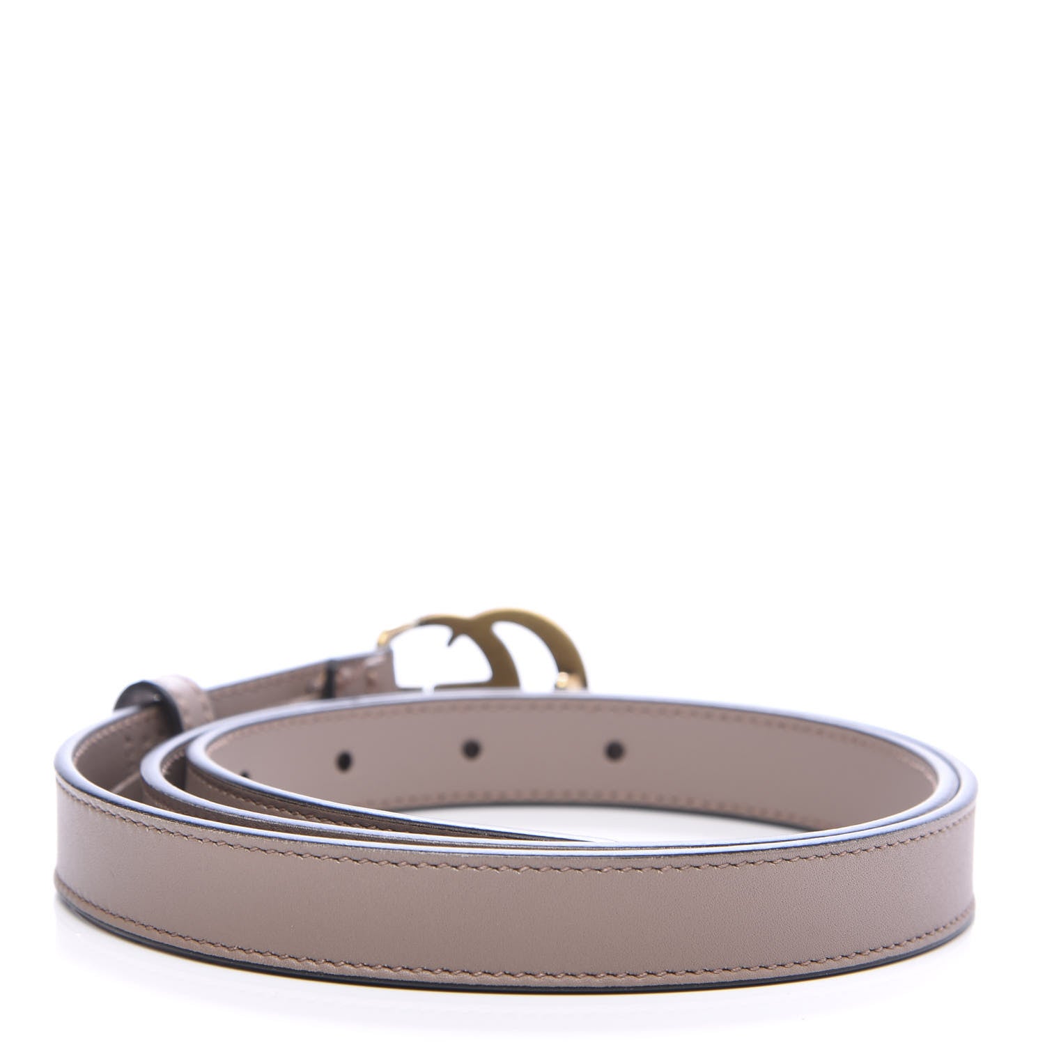 Gucci Calfskin Double G 20mm Belt 85 34 Porcelain Rose 2 of 6