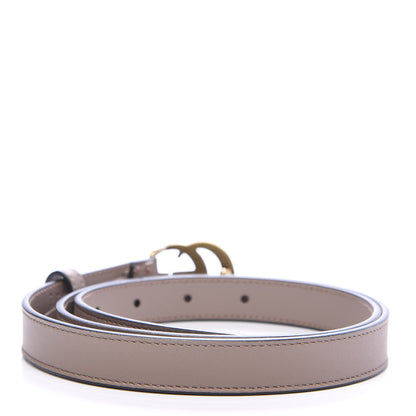 Gucci Calfskin Double G 20mm Belt 85 34 Porcelain Rose 2 of 6