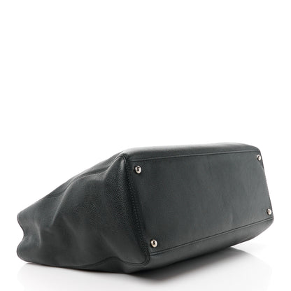 Chanel Calfskin Cerf Executive Shopper Tote Black 5 of 12