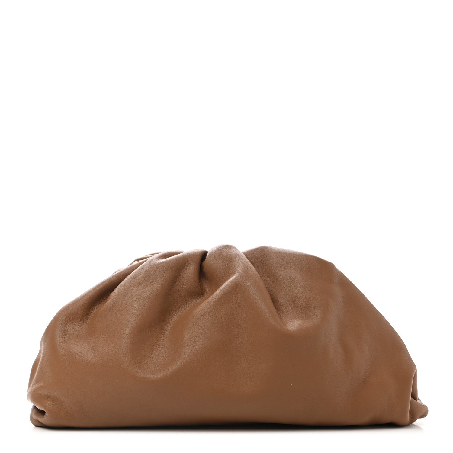 Bottega Veneta Smooth Butter Calf The Pouch Oversized Clutch Cammello 1 of 10
