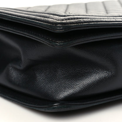 Chanel Caviar Quilted New Medium Boy Flap So Black 8 of 9