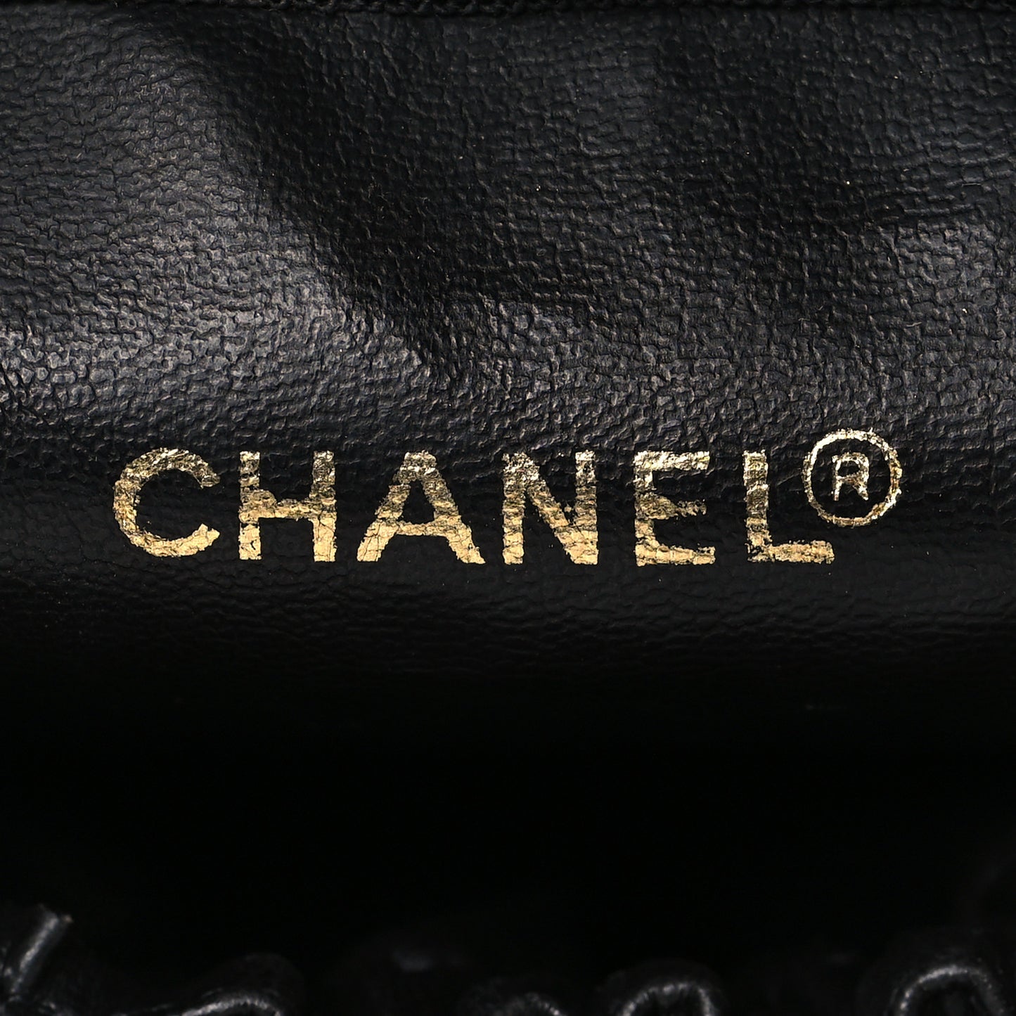 Lambskin Vanity Cosmetic Case Black