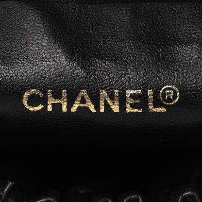 Chanel Lambskin Vanity Cosmetic Case Black 7 of 11