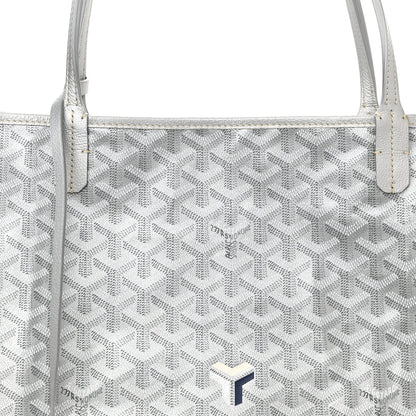 Goyard Goyardine Precious Metals Saint Louis GM Silver 8 of 10