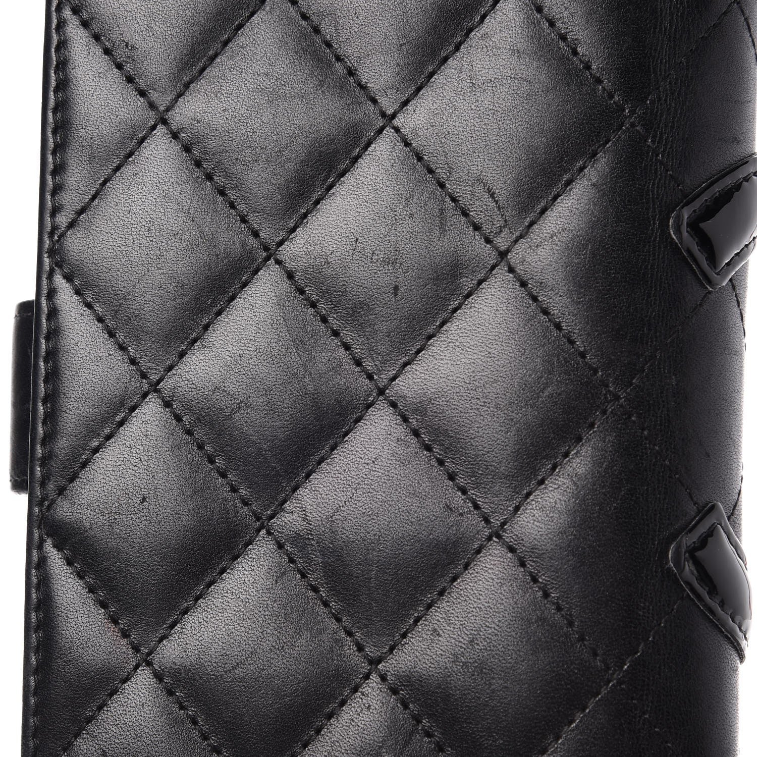 Chanel Calfskin Cambon Zipped Pocket Wallet Black 9 of 10