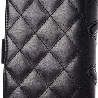 Chanel Calfskin Cambon Zipped Pocket Wallet Black 9 of 10