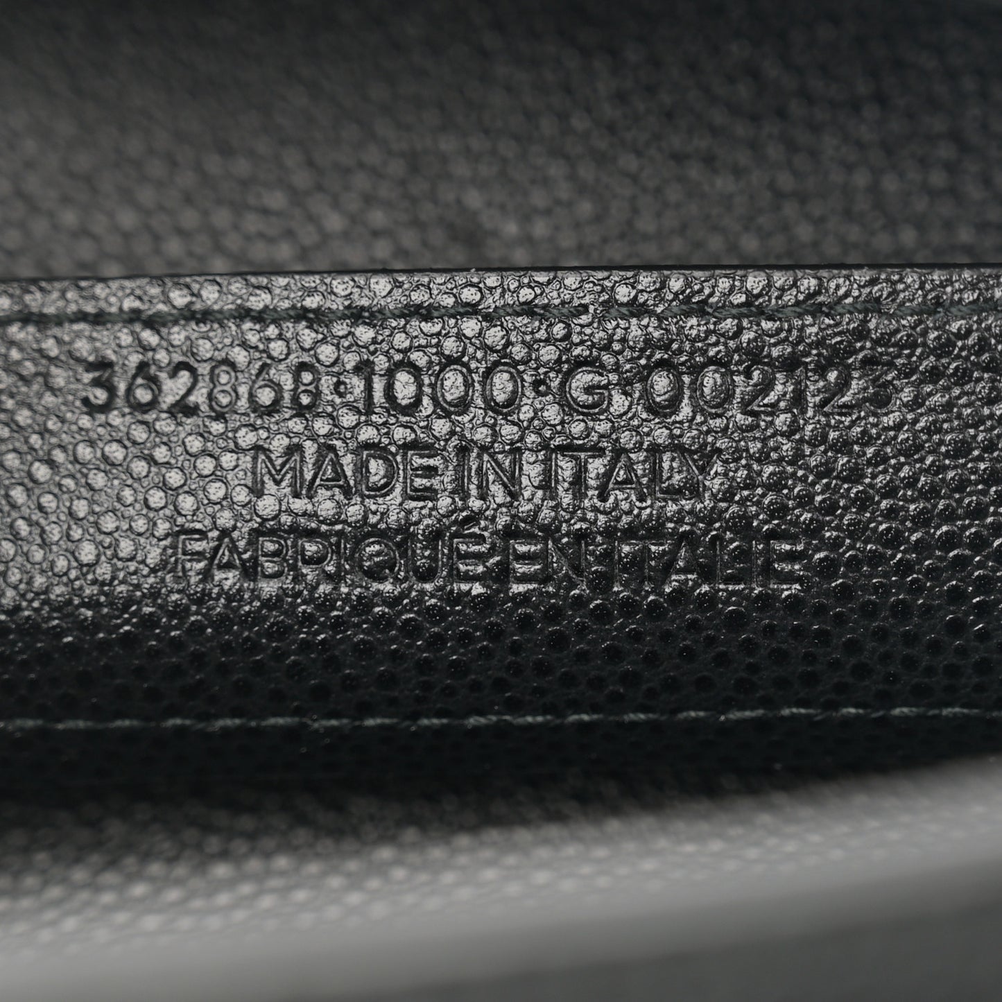 Grained Calfskin Papier Flap Tote Black