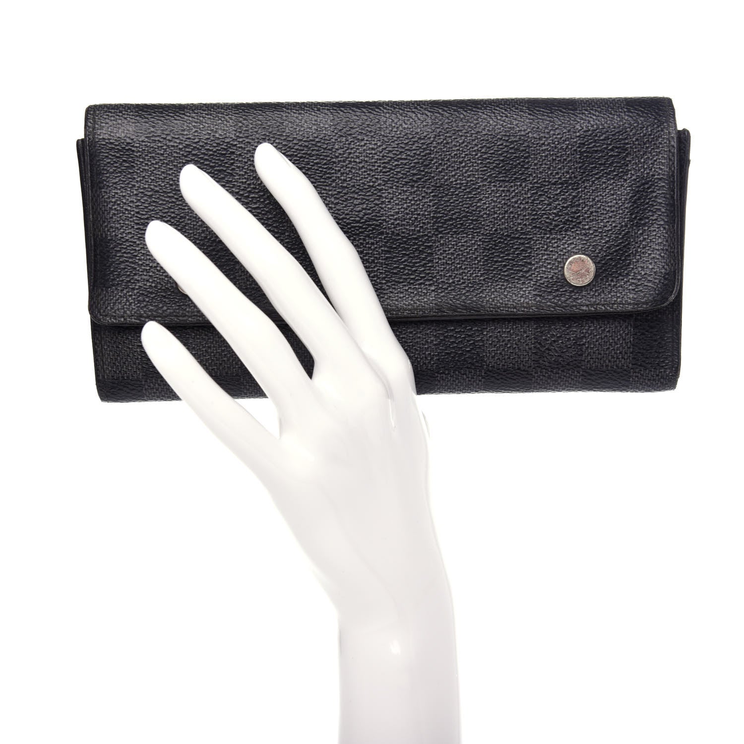 Louis Vuitton Damier Graphite Portefeuille Long Modulable Wallet 2 of 7