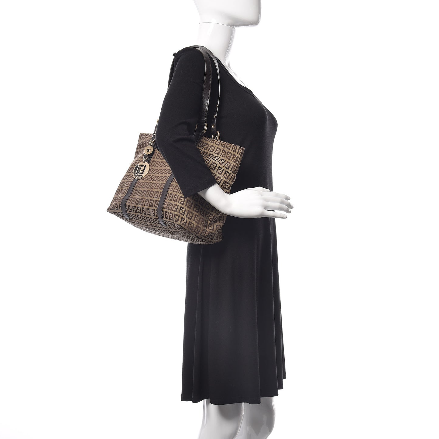 Zucchino Charm Large Shopper Tote Tobacco