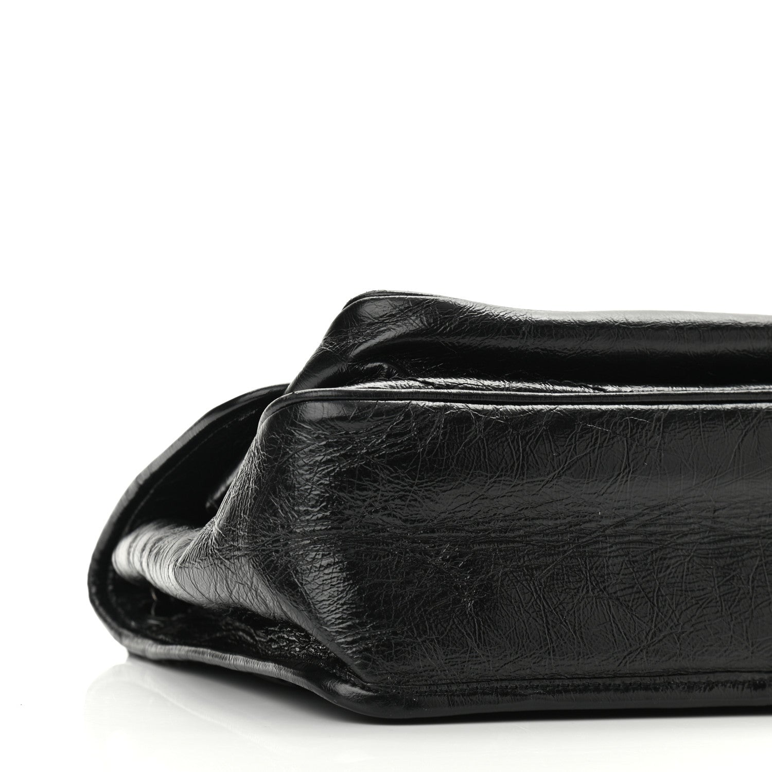 Saint Laurent Crinkled Calfskin Matelasse Monogram Medium Niki Chain Satchel Black 8 of 9