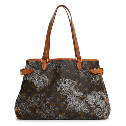 Louis Vuitton Monogram Dentelle Batignolles Horizontal Silver 1 of 11