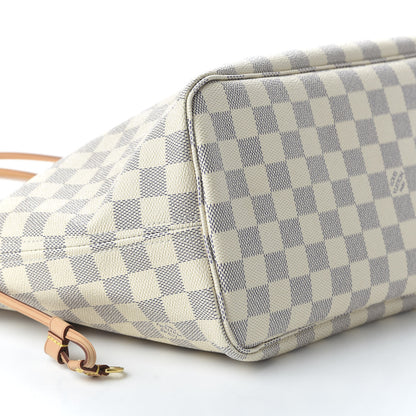 Louis Vuitton Damier Azur Neo Neverfull MM Rose Ballerine 6 of 10
