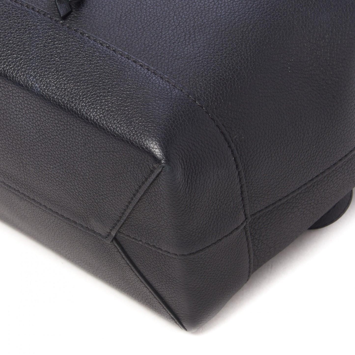 Calfskin Lockme Backpack Black