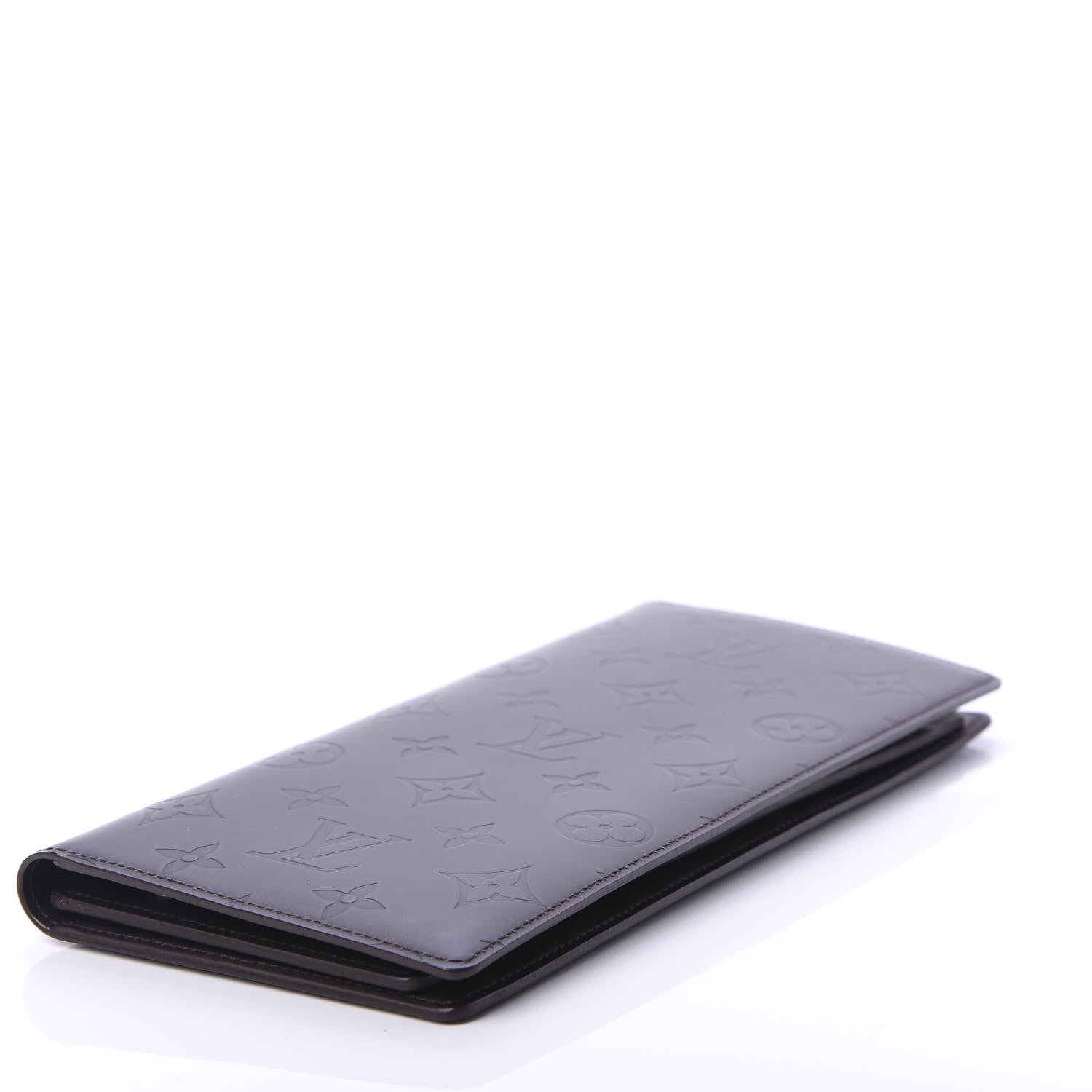 Louis Vuitton Monogram Glace Portefeuille Double Wallet Cafe 9 of 9