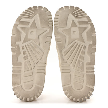 Christian Dior Calfskin Cannage Dtwist Espadrille Platform Sandals 36 White 6 of 9