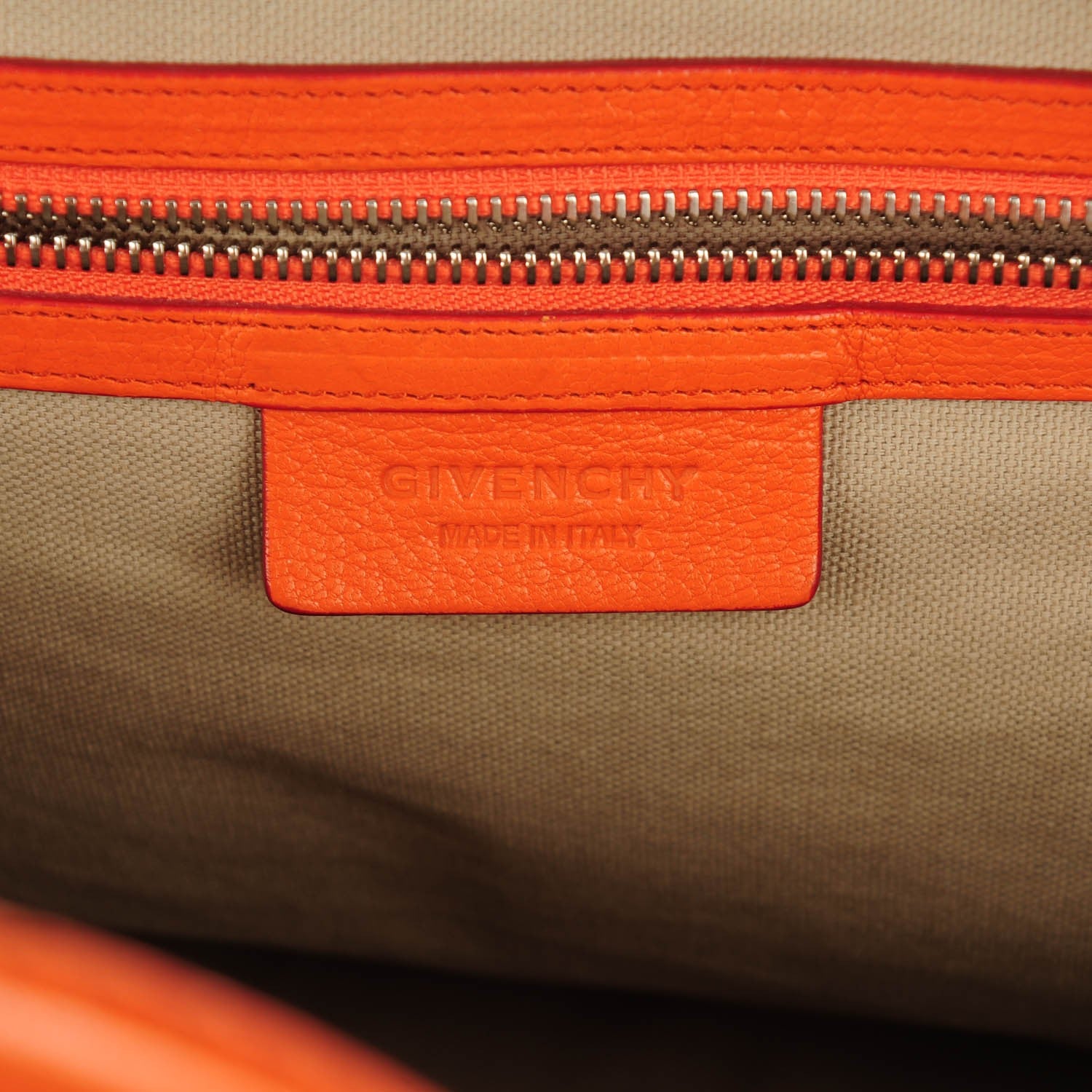 Givenchy Sugar Goatskin Medium Nightingale Orange 6 of 8