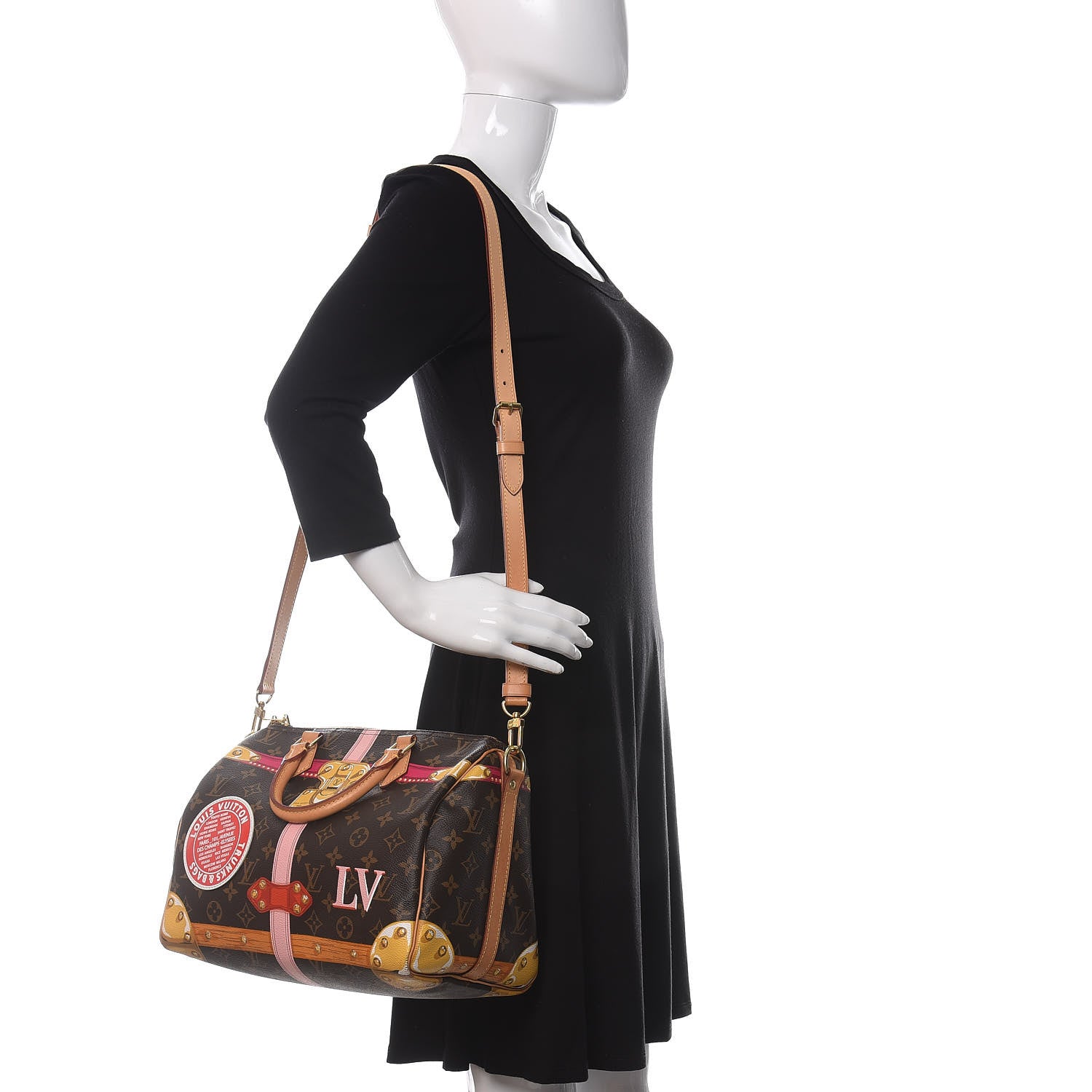 Louis Vuitton Monogram Summer Trunks Speedy Bandouliere 30 2 of 10