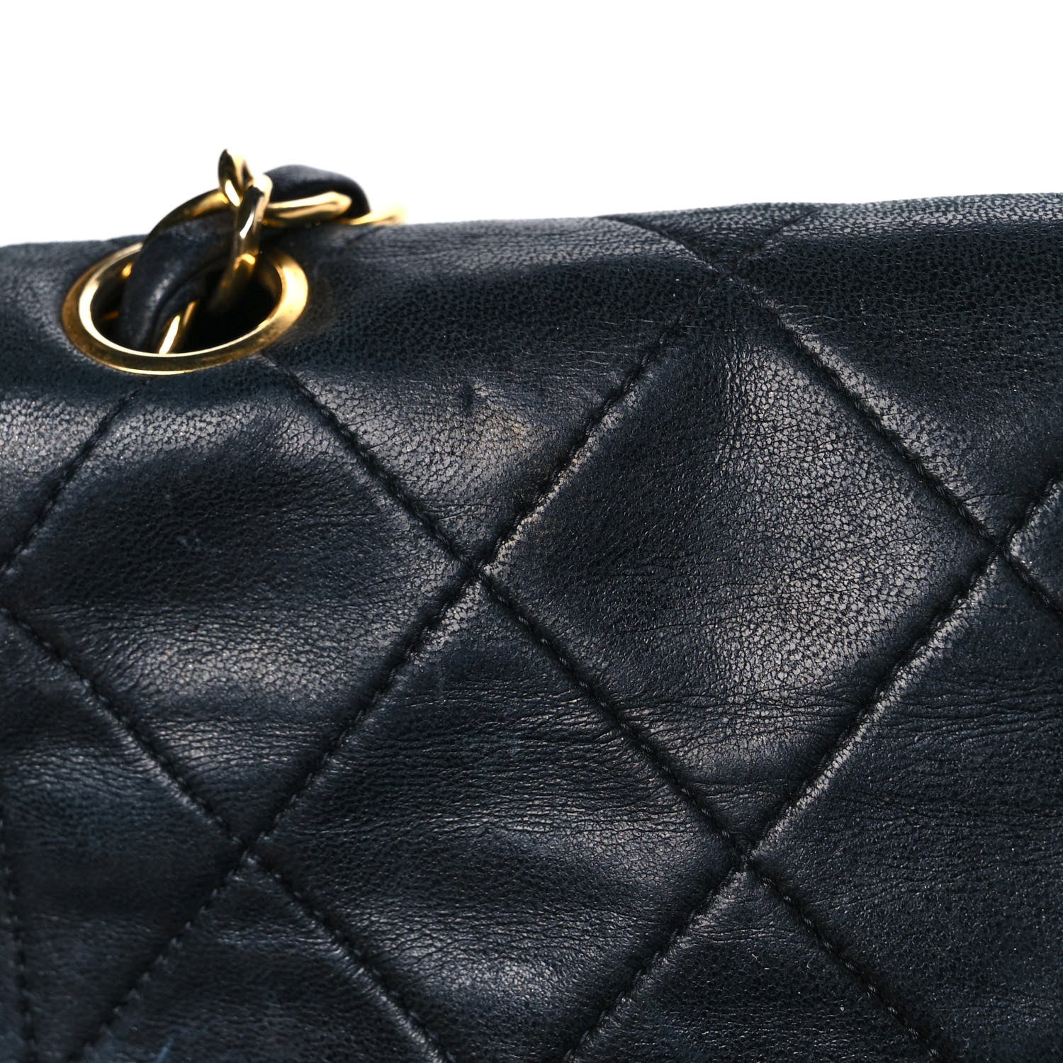 Chanel Lambskin Quilted Small Single Flap Black 14 of 15