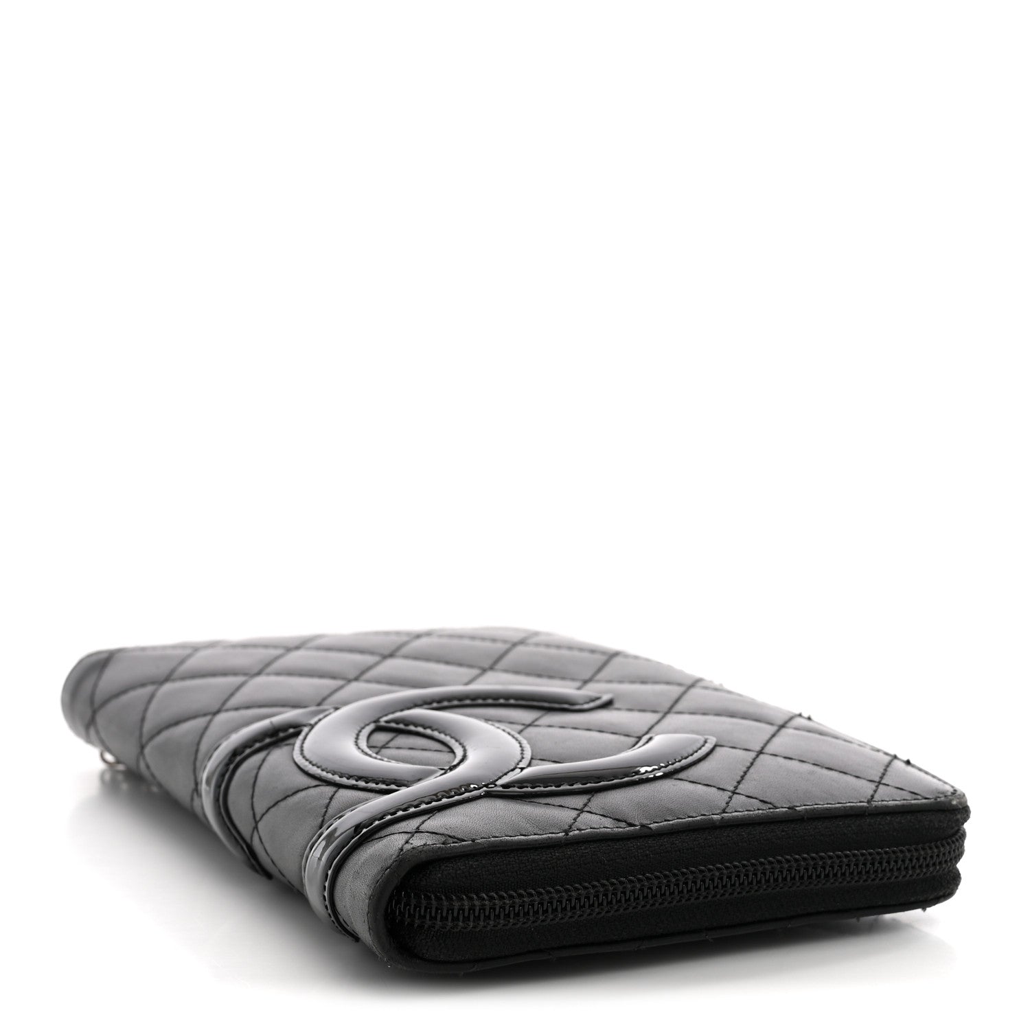 ボンボネロWantkey Camp wanbon BLACK ウォンボン Chanel Calfskin Cambon Zip Around Organizer Wallet Black 1942408