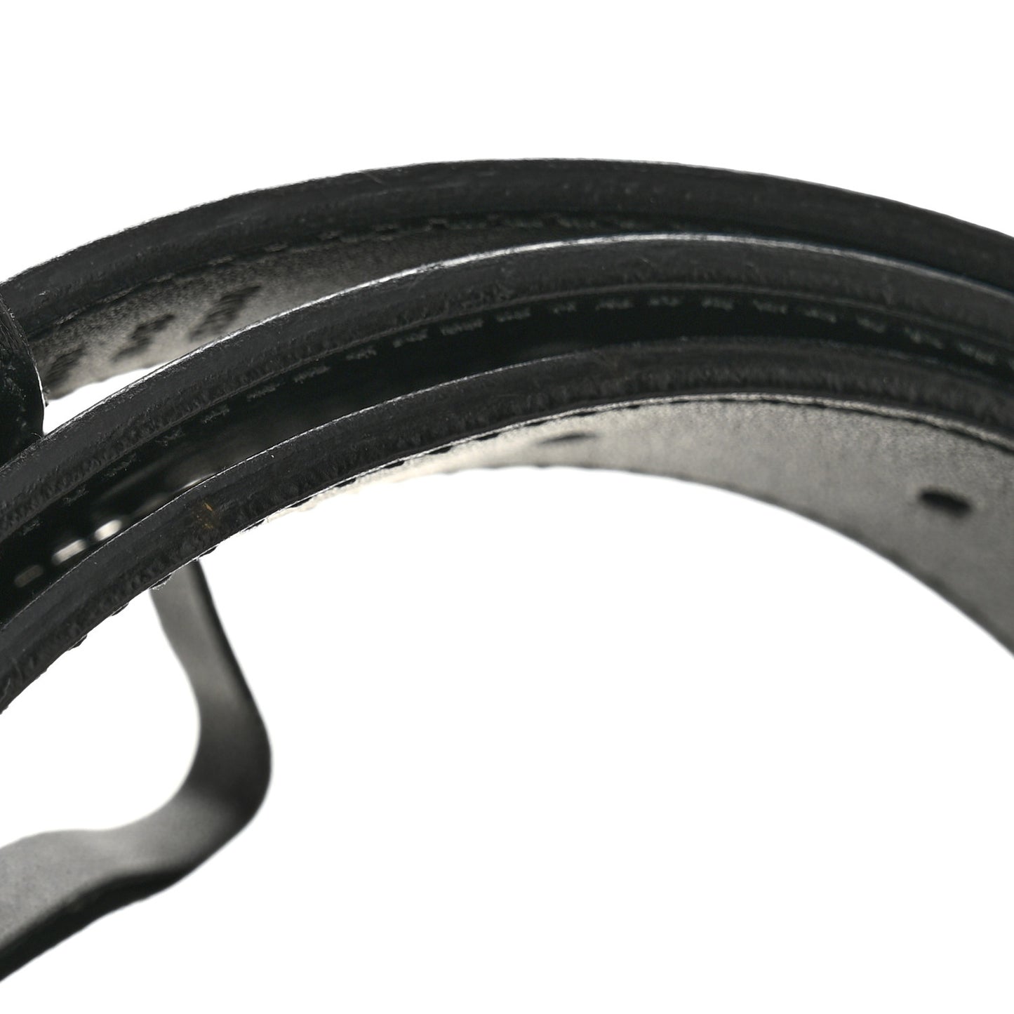 Calfskin Double G 30mm Belt 80 32 Black