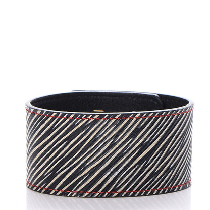 Louis Vuitton Epi Twist It Cuff Bracelet 19 Denim Dark 3 of 8