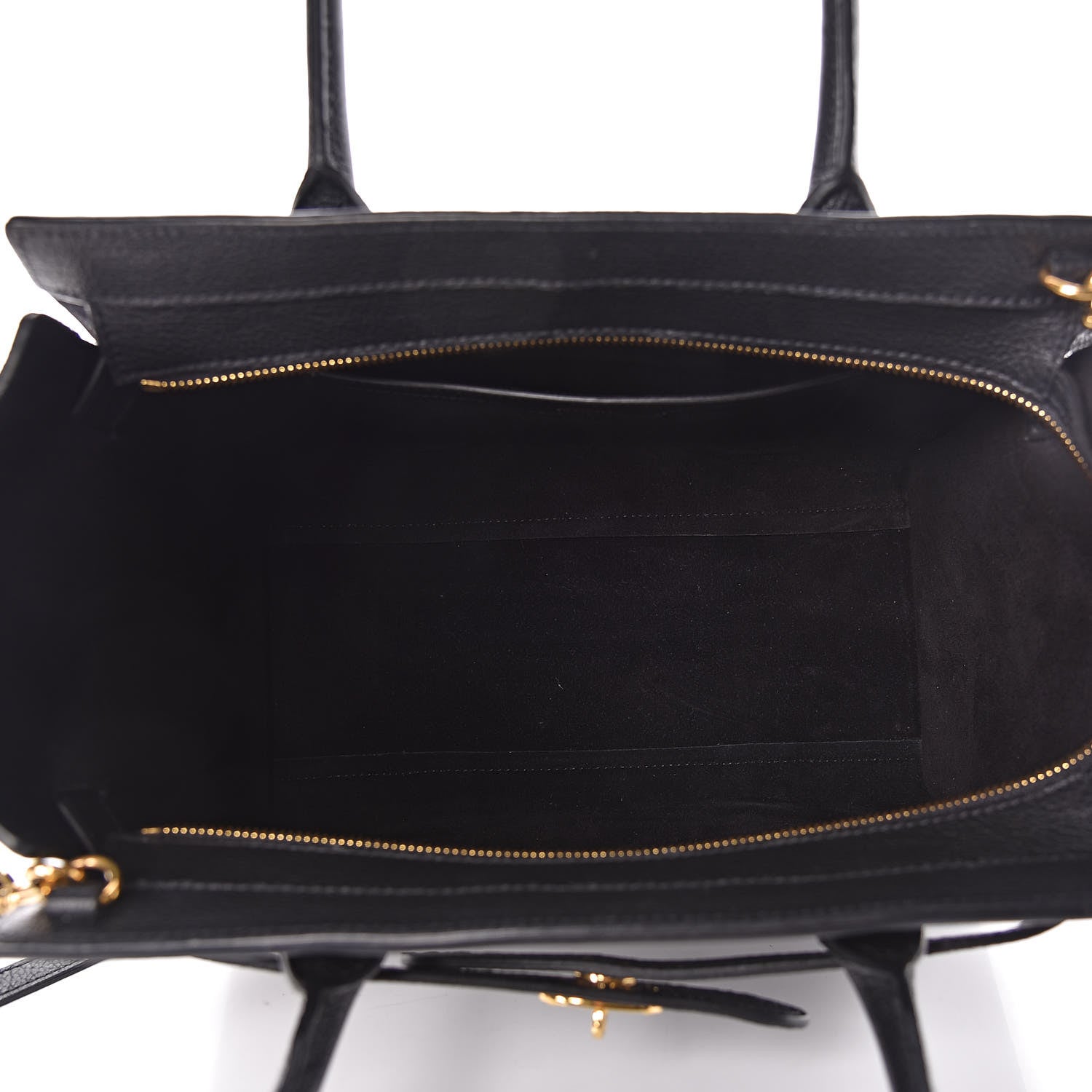 Mulberry Classic Grain Small Bayswater Zip Tote Black 6 of 13