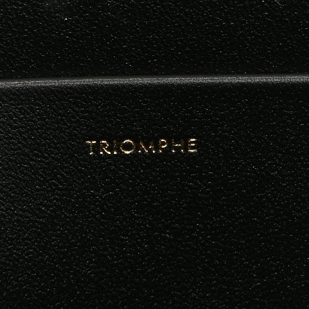 Celine Shiny Calfskin Triomphe Crystals Chain Shoulder Bag Black 7 of 12