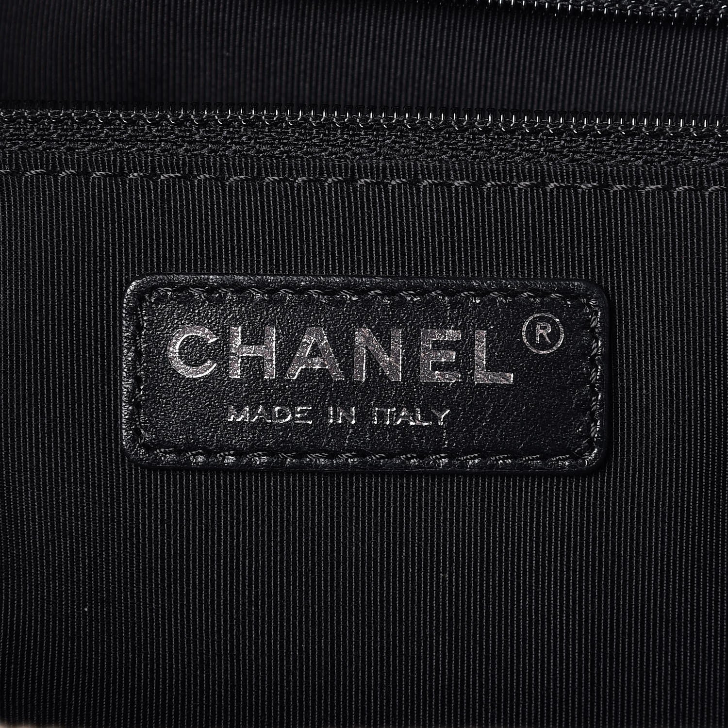Chanel Calfskin Cerf Shopper Tote Black 7 of 11