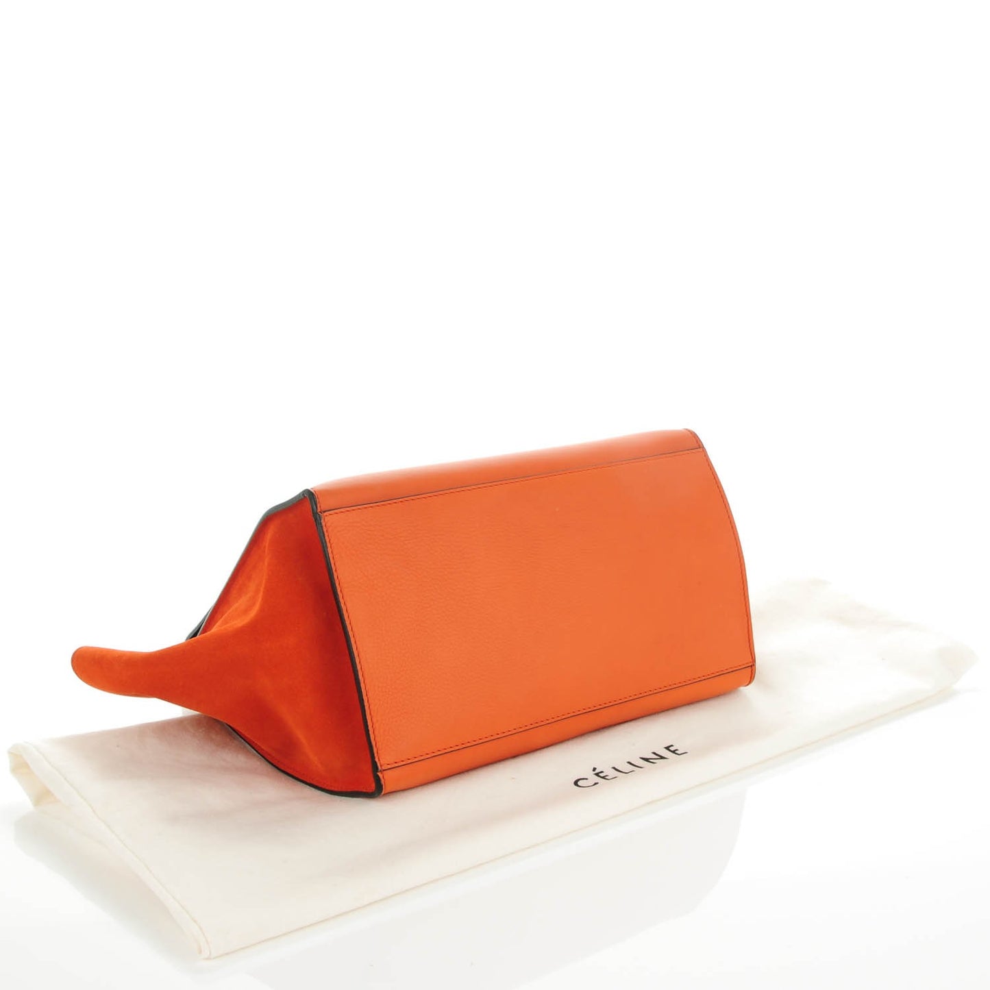 Drummed Calfskin Medium Trapeze Orange